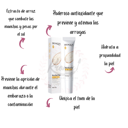 Combo Facial de Arroz 5x1 + Crema Hidratante – Piel más clara, suave y sin manchas