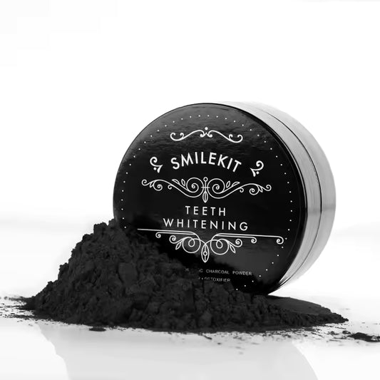 Polvo Negro Blanqueador + Cepillo de Bambú de Regalo