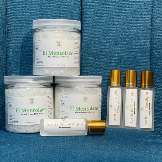 Desbloquea tu Nariz con: El Mentolazo + Aceite de Eucalipto