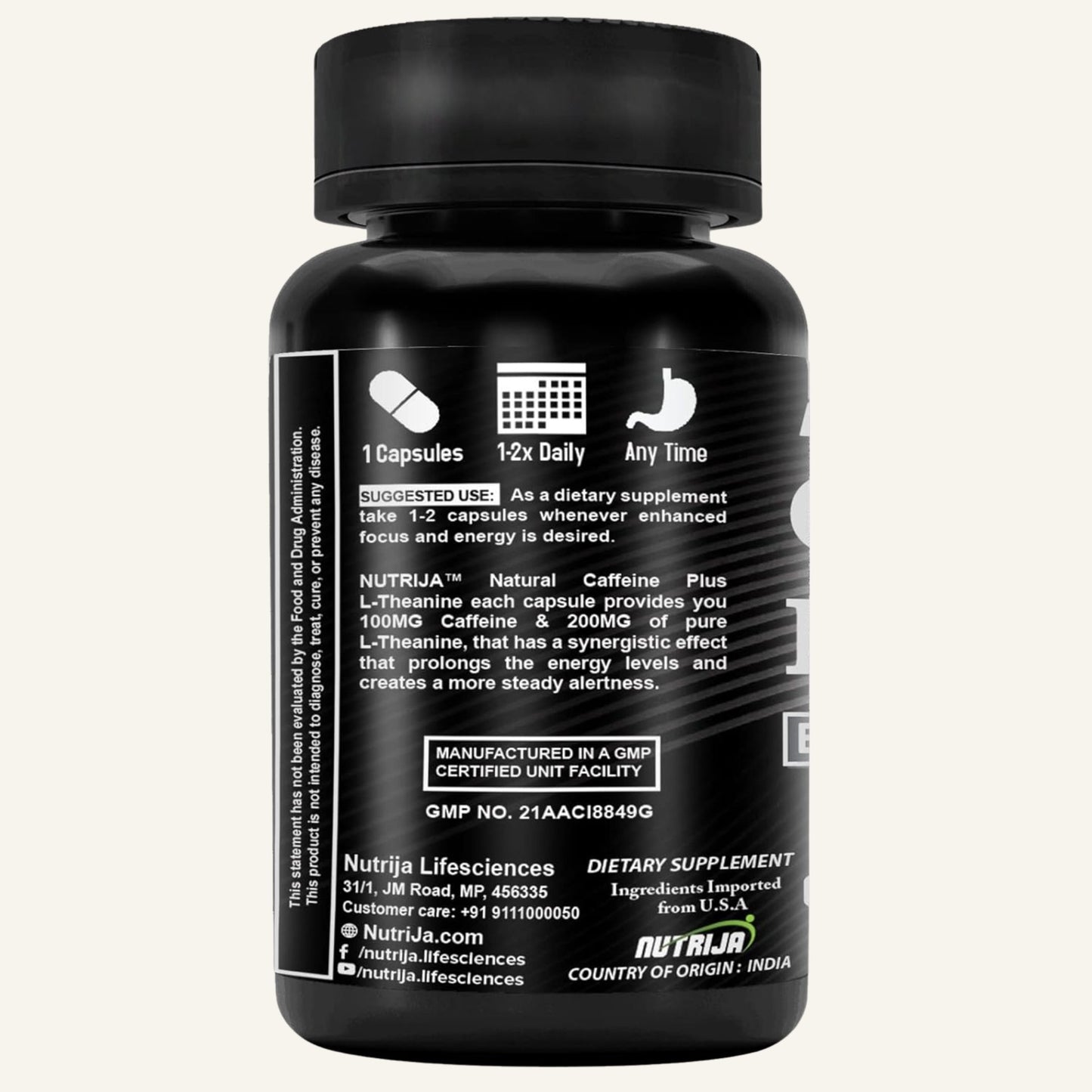 Energía sin nervios. Enfoque sin ansiedad.