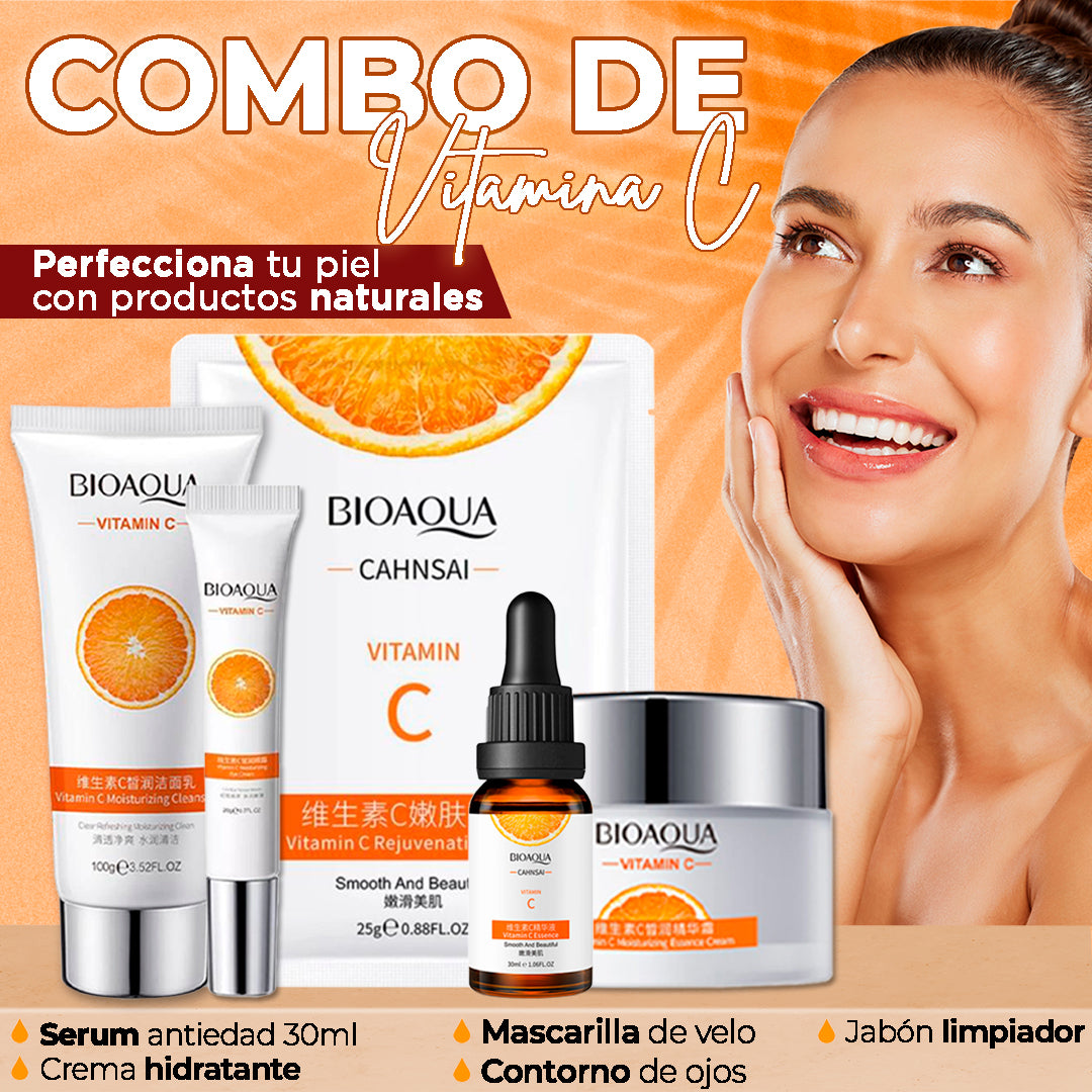 Combo de Vitamina C para la Piel – Tu rostro lo está pidiendo a gritos