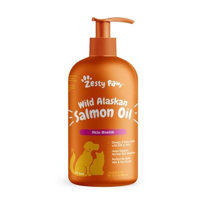 Aceite de salmón salvaje de alaska para perros