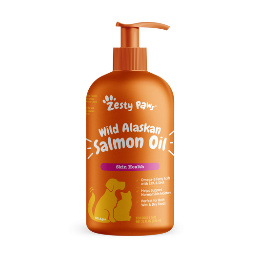 Aceite de salmón salvaje de alaska para perros