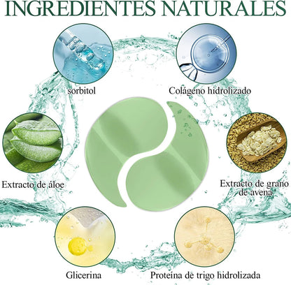 PARCHES REJUVENECEDORES DE OJOS ALOE VERA SKINCARE®️