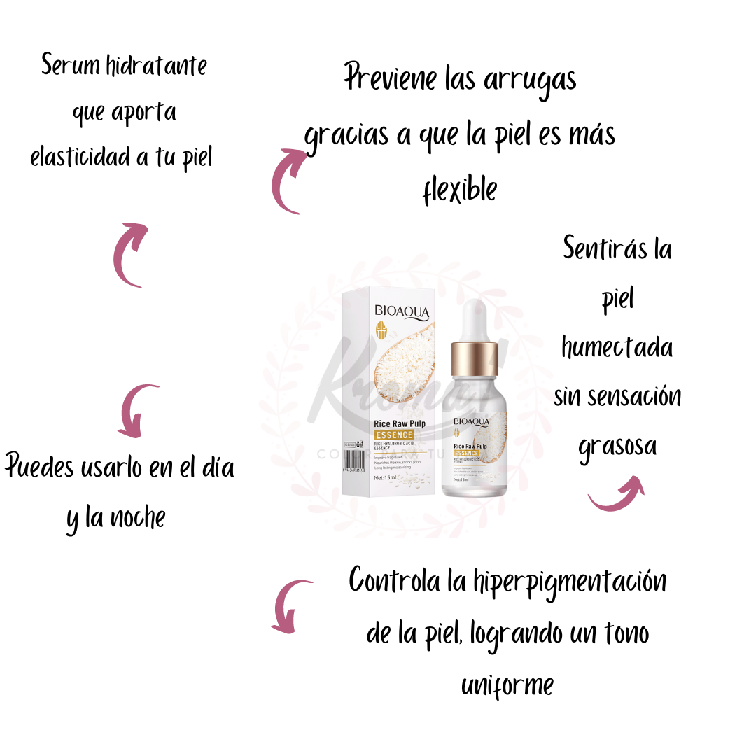 Combo Facial de Arroz 5x1 + Crema Hidratante – Piel más clara, suave y sin manchas
